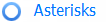Asterisks